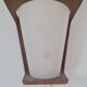 Pair of Louis Kalff frosted wood and opaline sconces