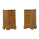 Paire de tables de chevet rustiques (ensemble)