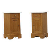 Paire de tables de chevet rustiques (ensemble)