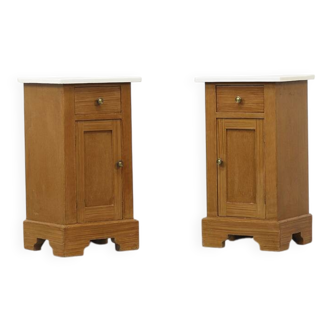 Paire de tables de chevet rustiques (ensemble)