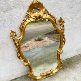 Baroque mirror in period wood
