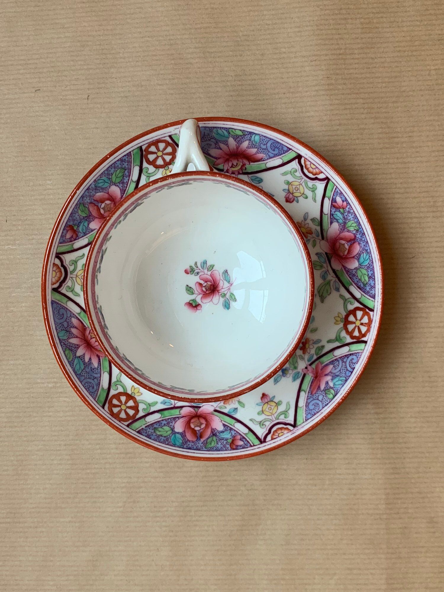 Minton English porcelain cup and sub-cup