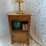 Pine bedside