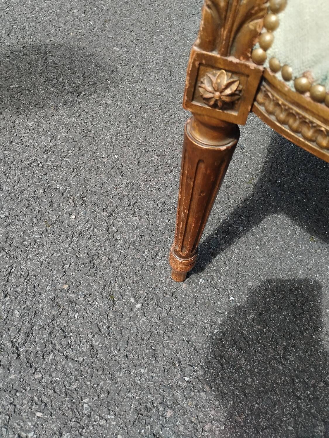 Pair of old Louis XVI style armchairs