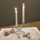 Ancient art deco glass candlestick