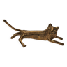 Bronze feline paperweight