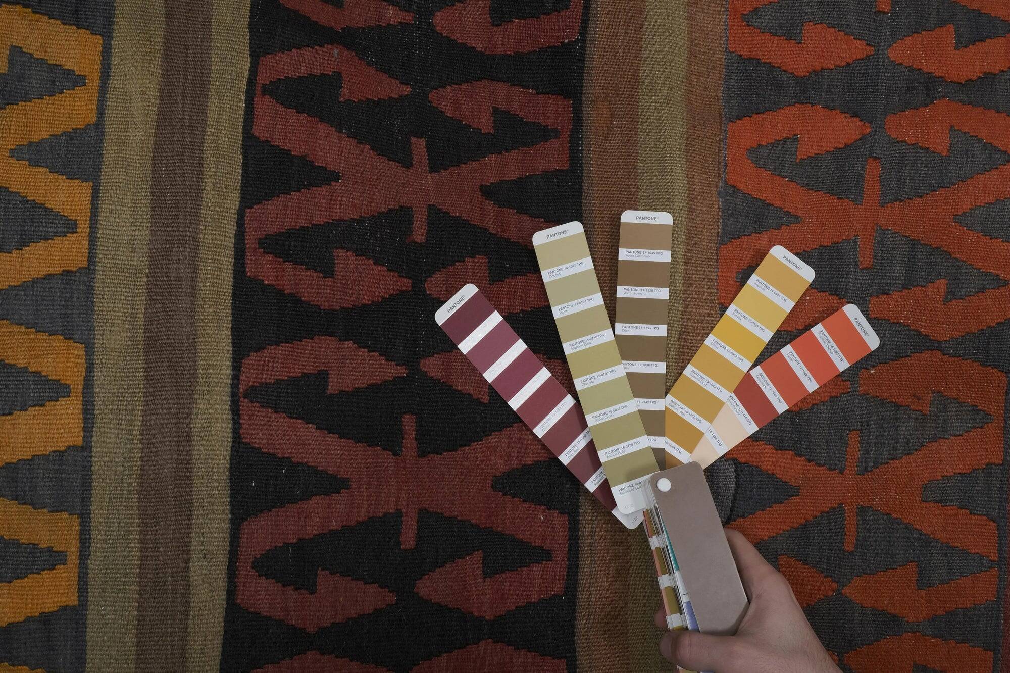 Vintage Turkish kilim handwoven 151x307 cm