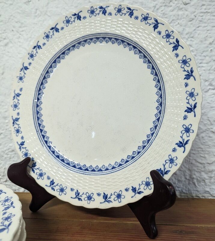 6 large plates Mintons England