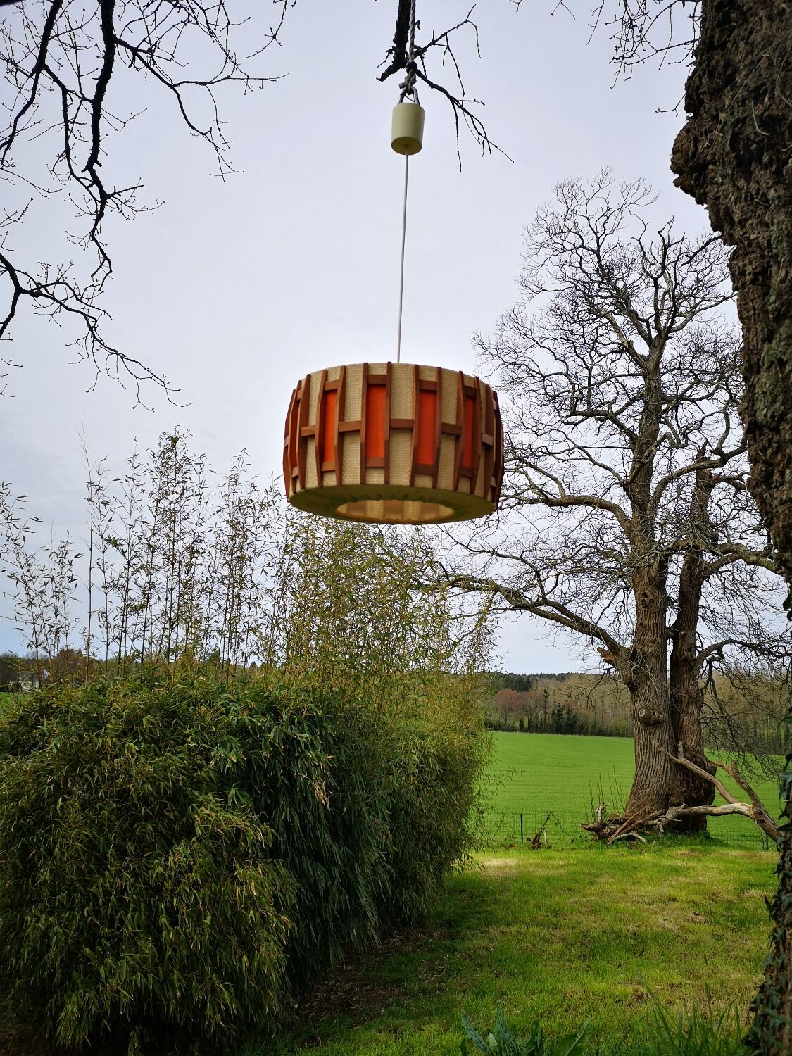 Scandinavian vintage pendant light