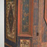 Polychrome wardrobe from Central Europe – Late 18th to early 19th century (c. 1780-1820)