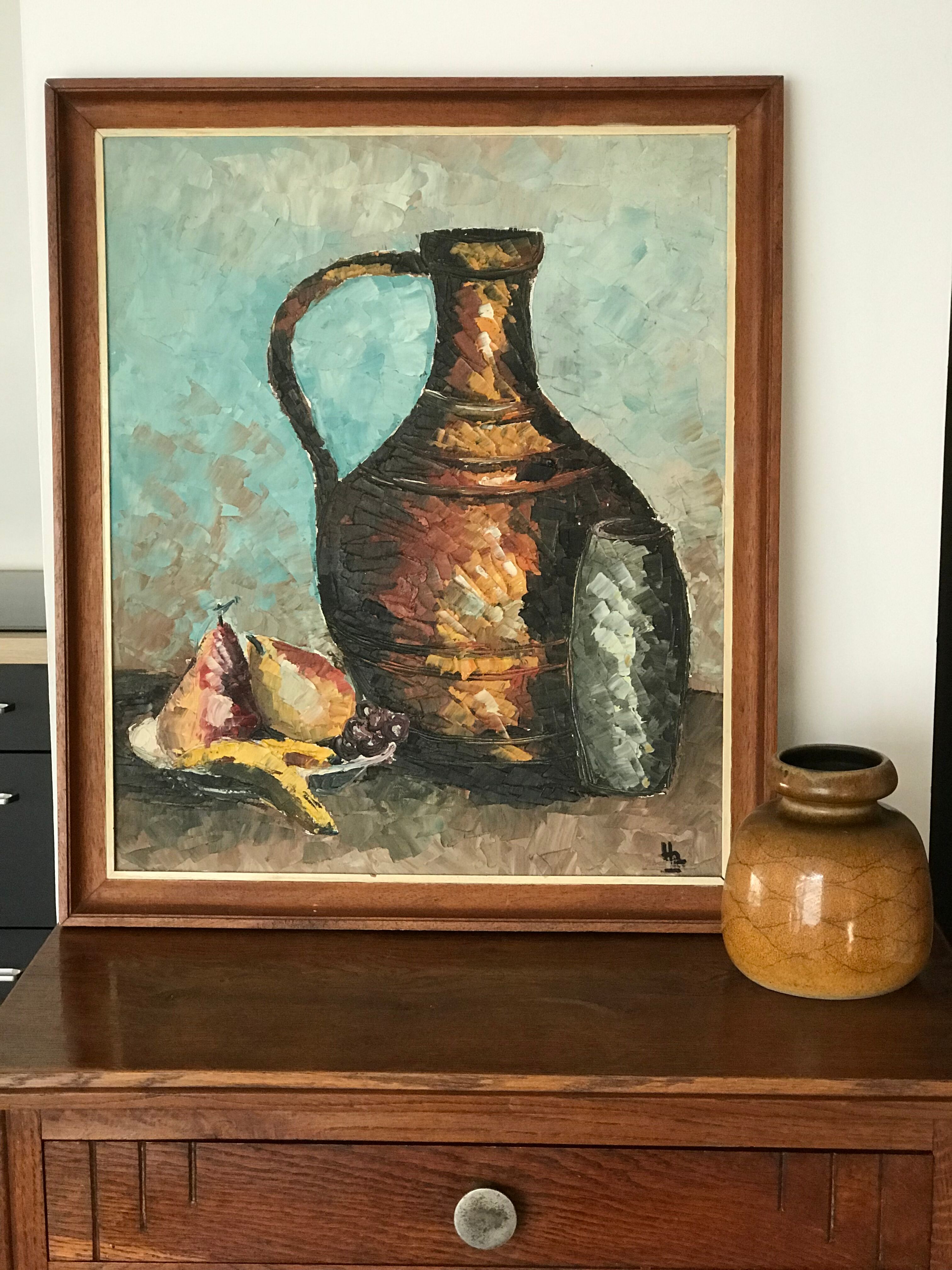 Still life in oil
