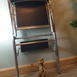 Folding stepladder chair italian design 1970