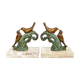 Bookends "birds" in regulation and marble 60s