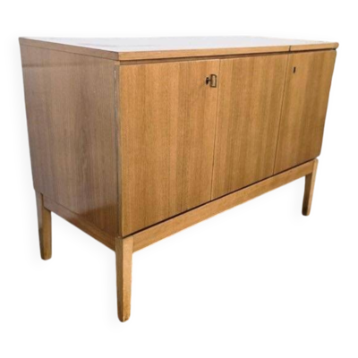 Meuble audio vintage en bois : buffet/meuble de rangement