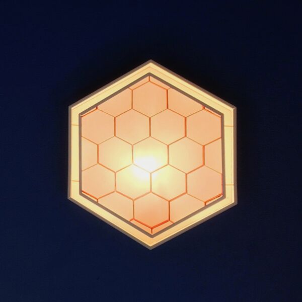 Applique space age forme ruche ex Urss circa 1970