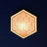 Wall light Space Age form hive ex USSR  circa 1970