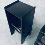 Arts and Crafts Handmade Bar Stools, France, 1920s, Set of 2