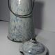 Pot à lait  ancien en tôle émaillée