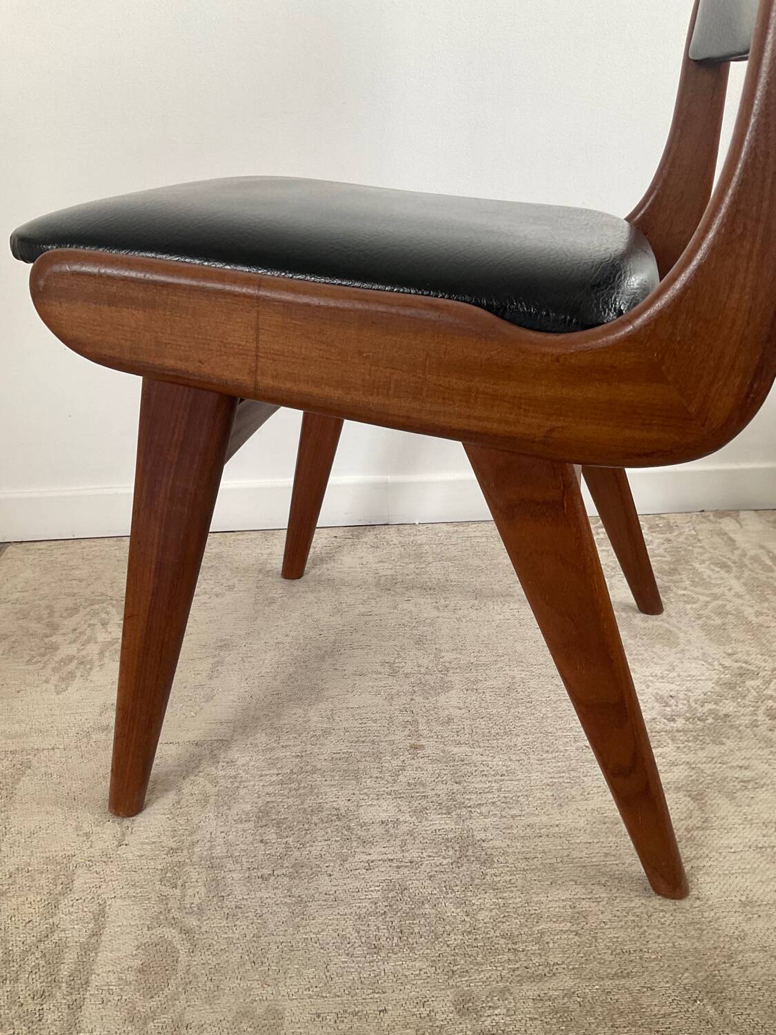 Scandinavian chair attributed to Louis Van Teeffelen from the 1960s