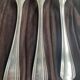 12 Christofle table forks model Boreal – Silver metal – Art Deco