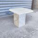 Table basse oeil italienne en marbre onyx, 1970
