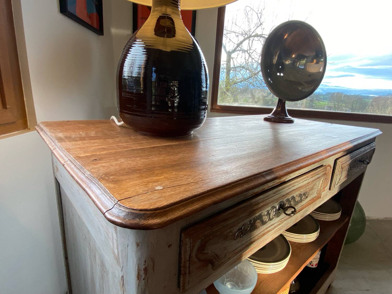 19th century buffet Small counter