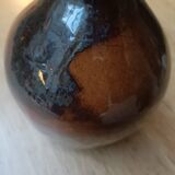 Ceramic and wool lamp, signature