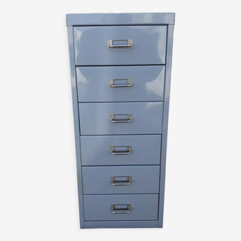 Metal filing cabinet with drawers - 90s