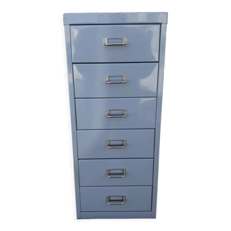 Metal filing cabinet with drawers - 90s
