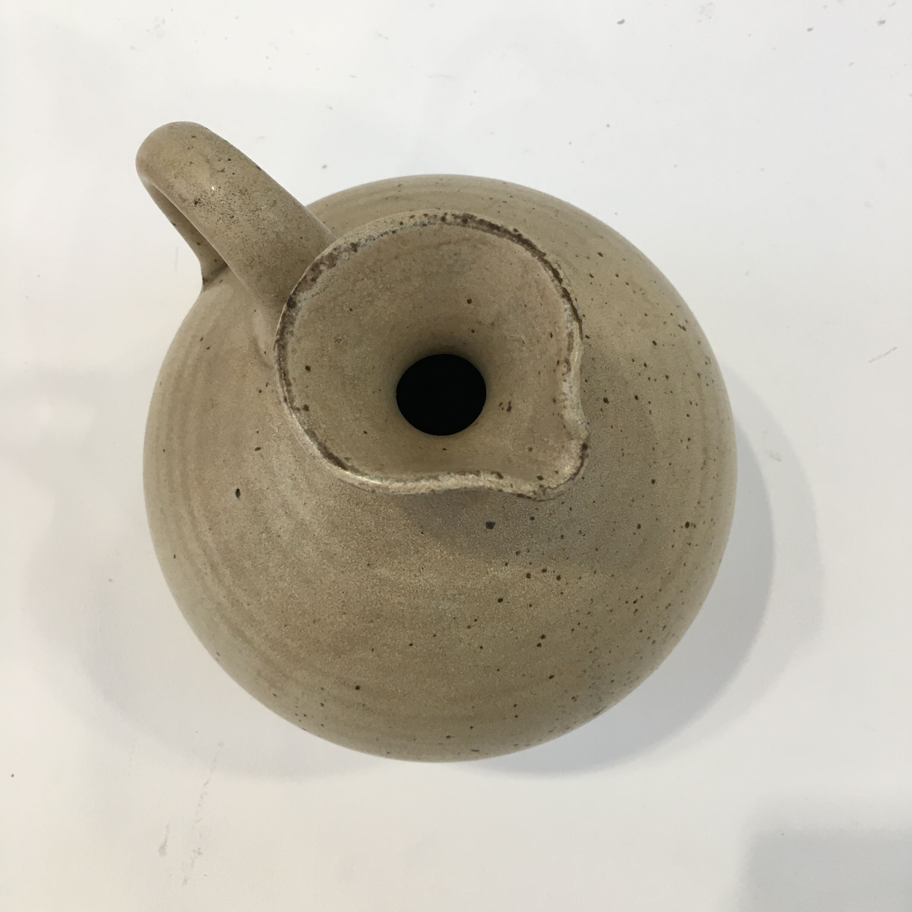 Large pyrite sandstone jug
