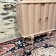 Beautiful pastel pink art deco bedside table