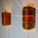 Model V155 Curved Pine Veneer Wall Lamps By Hans-Agne Jakobsson For Markaryd, Sweden 1960S