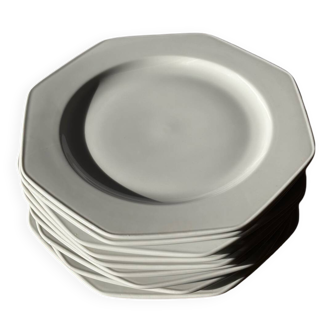 Vintage octagonal plates German porcelain