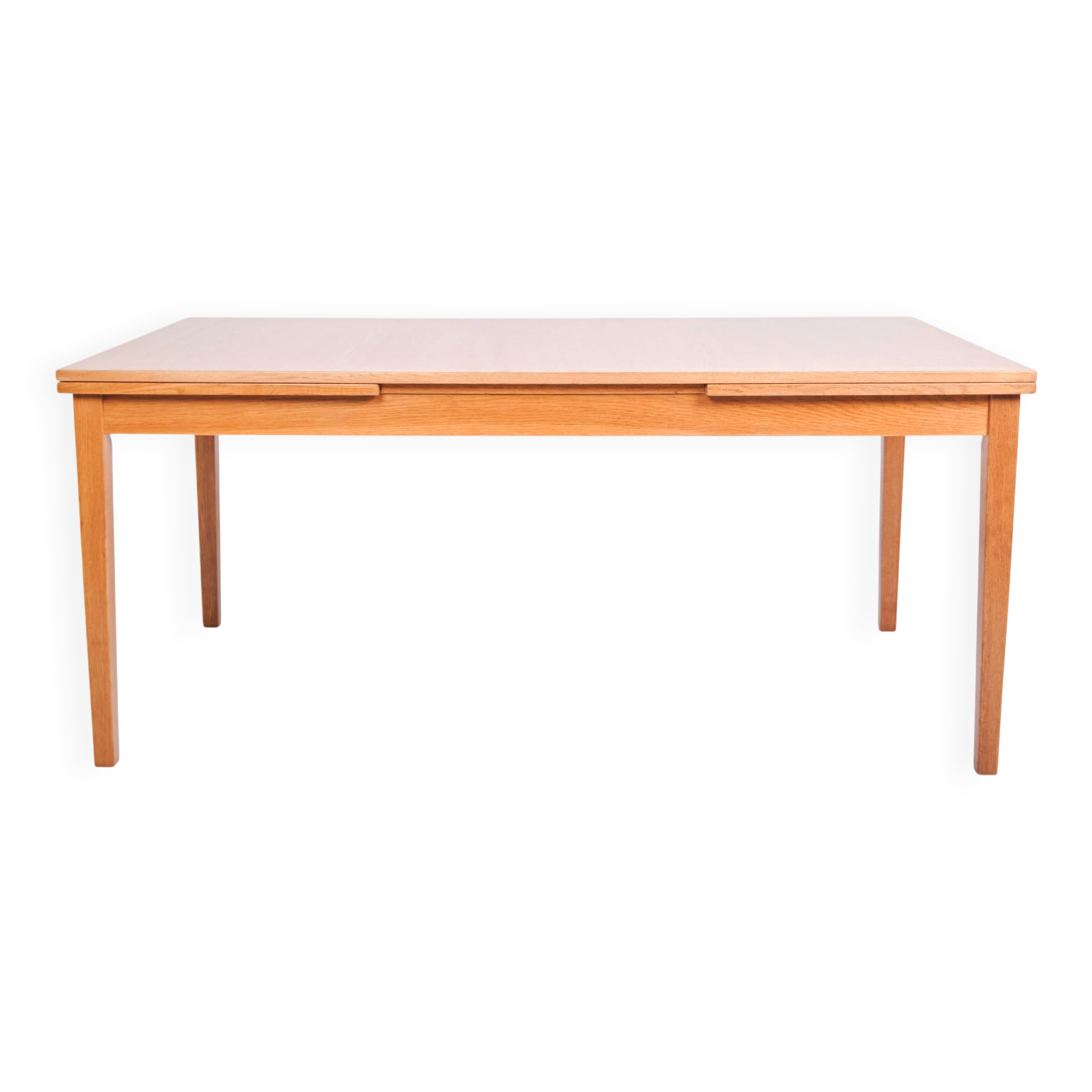 Dining table with extension - oak - Kai Winding - Slagelse Furniture Factory - 1960s