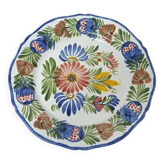 Breton plate HB Quimper