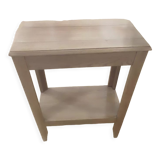 Art Deco style serving table in pickled oak