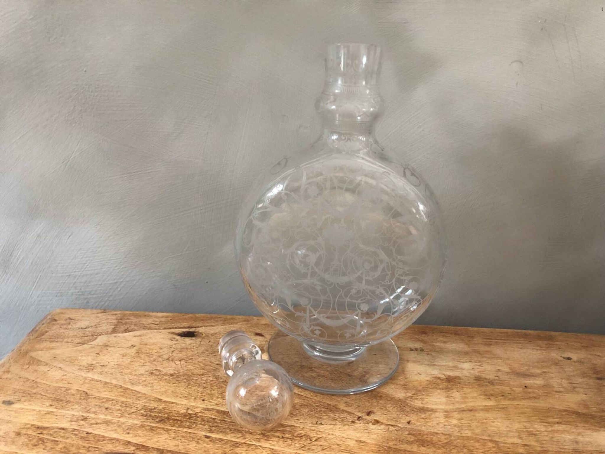 Vintage crystal carafe