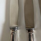 Set of 12 silver-plated table knives fillet 1960