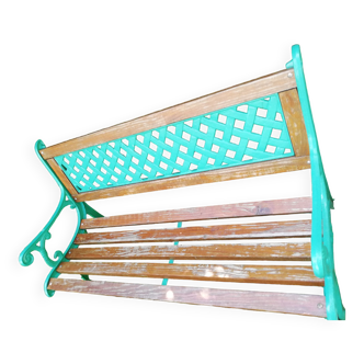 Banc de jardin en fonte et bois