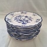 Dessert plates Sarreguemines Lancaster