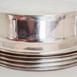 Coquillor-Ice Silver Butter Dish