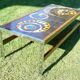 Vintage Ceramic Low Table 1960-70 Abstract Decorations