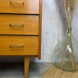 Chest of drawers  with tapered feet