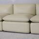 Set of 5 leather armchairs, France 80