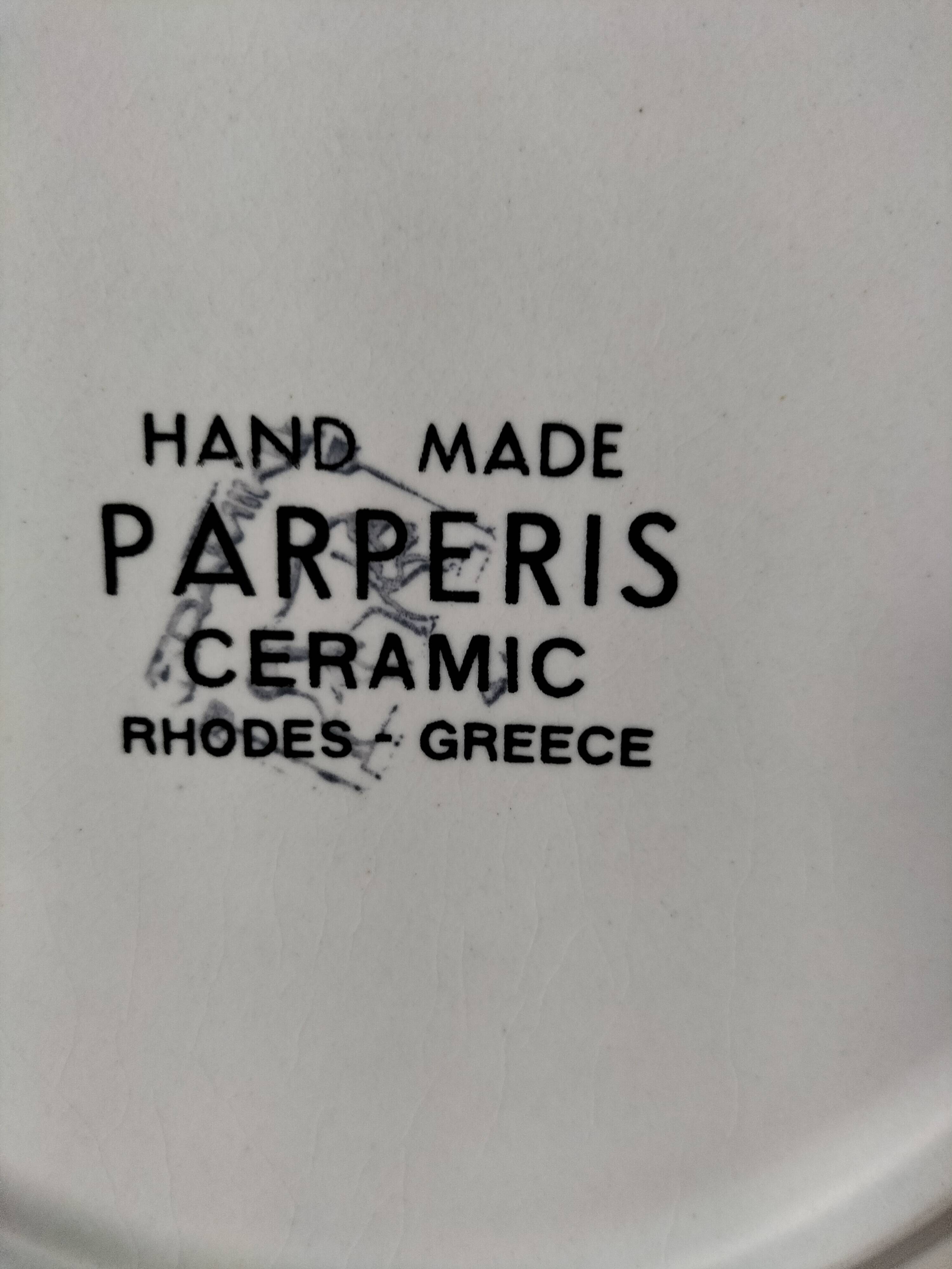 Rhodes hand painted plate