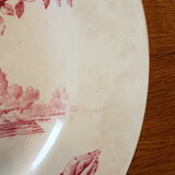Plate with decoration of birds, fruit trees