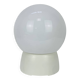 Vintage opaline ball wall lamp from the 60s