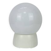 Vintage opaline ball wall lamp from the 60s