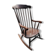 Rocking chair rocking armchair wood vintage Scandinavian design
