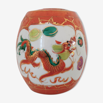 Hand-painted chinese covered pot